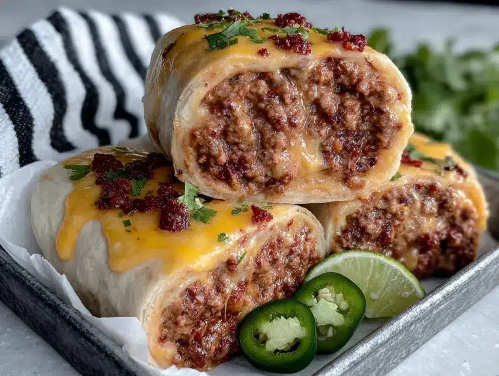 chili cheese burrito - featured image