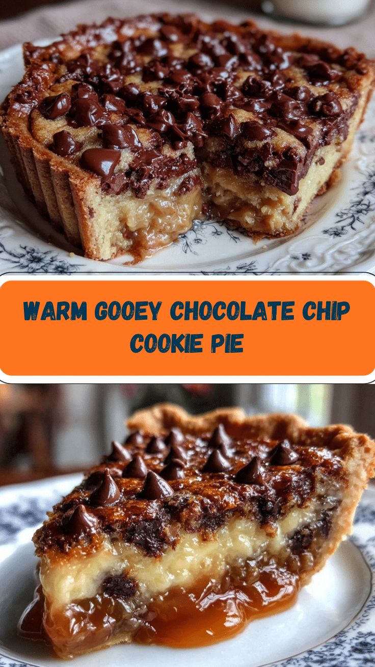 chocolate chip cookie pie recipe