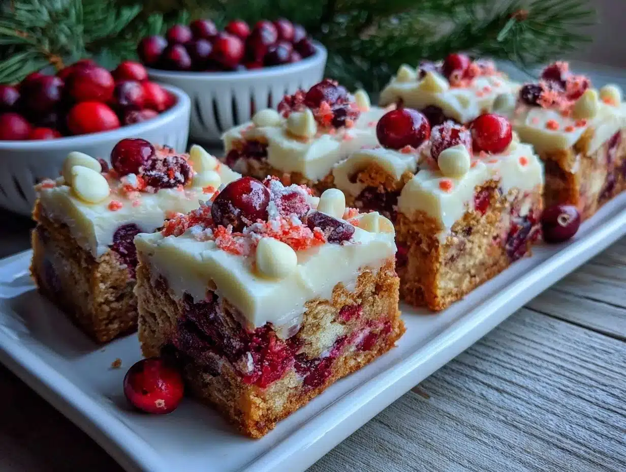 Cranberry Bliss Bars preparation steps