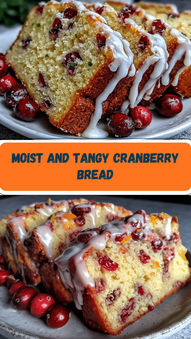 cranberry bread with orange glaze recipe