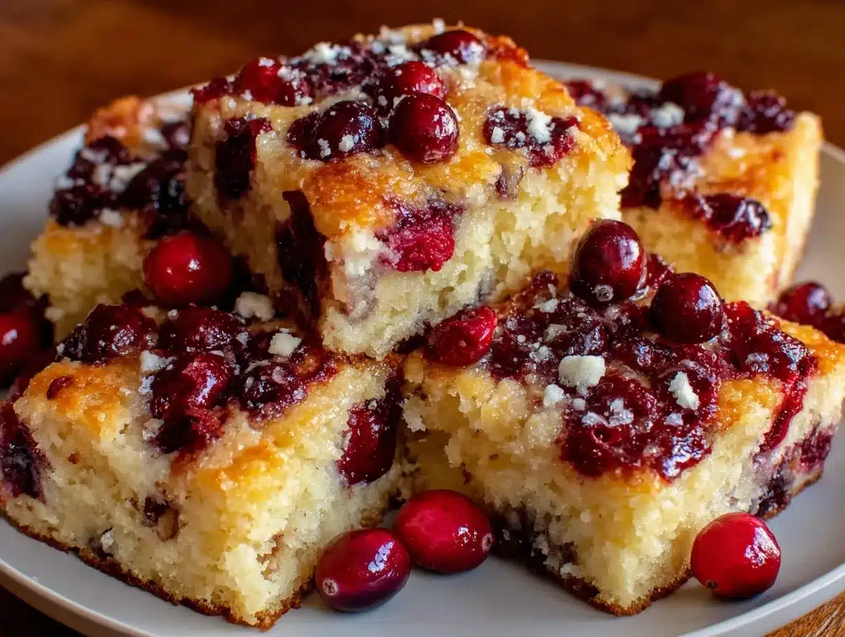 Cranberry Christmas Cake preparation steps