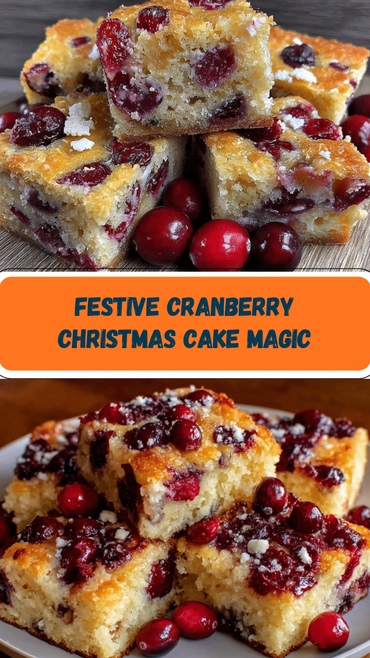Cranberry Christmas Cake recipe