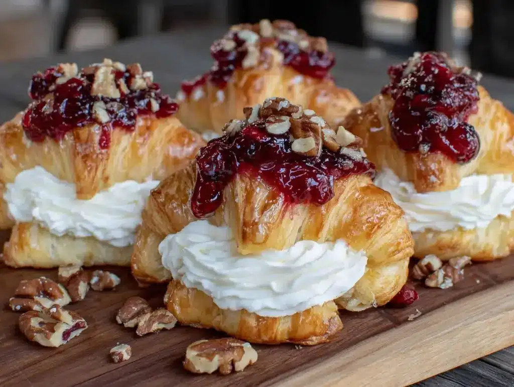cranberry cream cheese crescent bites - featured image