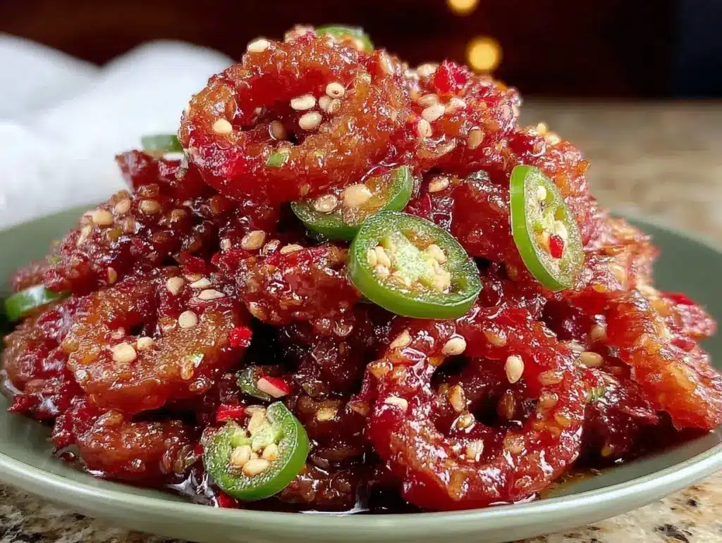 cranberry jalapeño cowboy candy - featured image