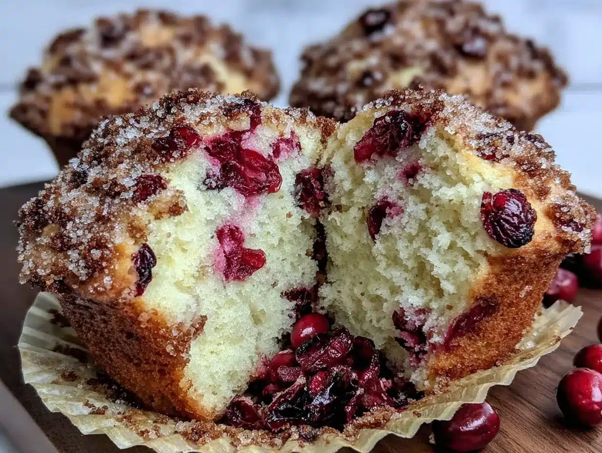cranberry orange muffins preparation steps