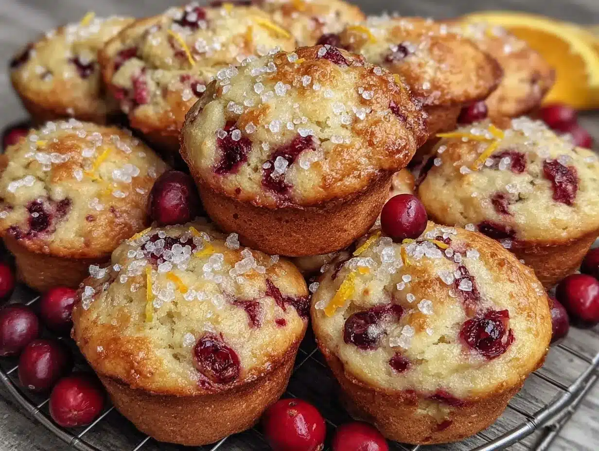 cranberry orange muffins preparation steps