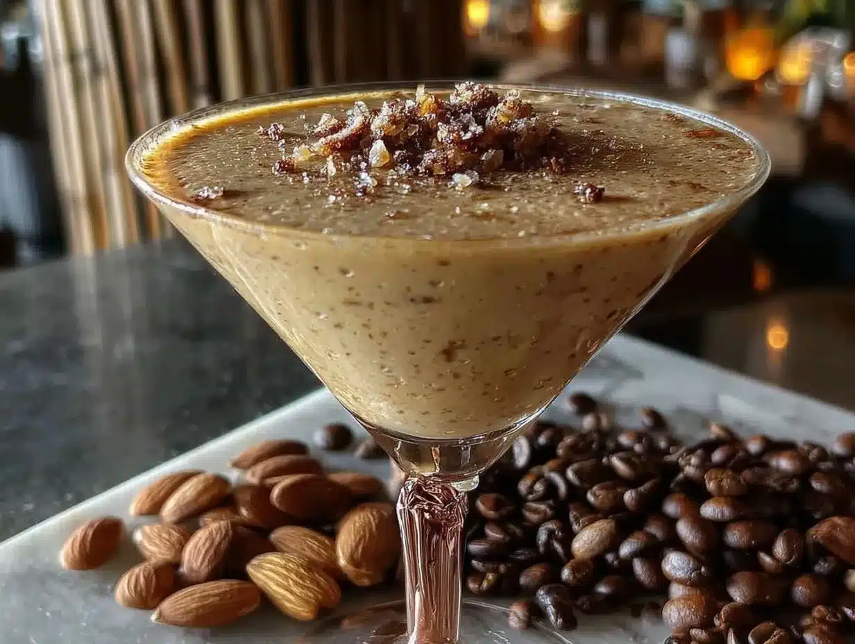 creamy almond cloud cocktail preparation steps
