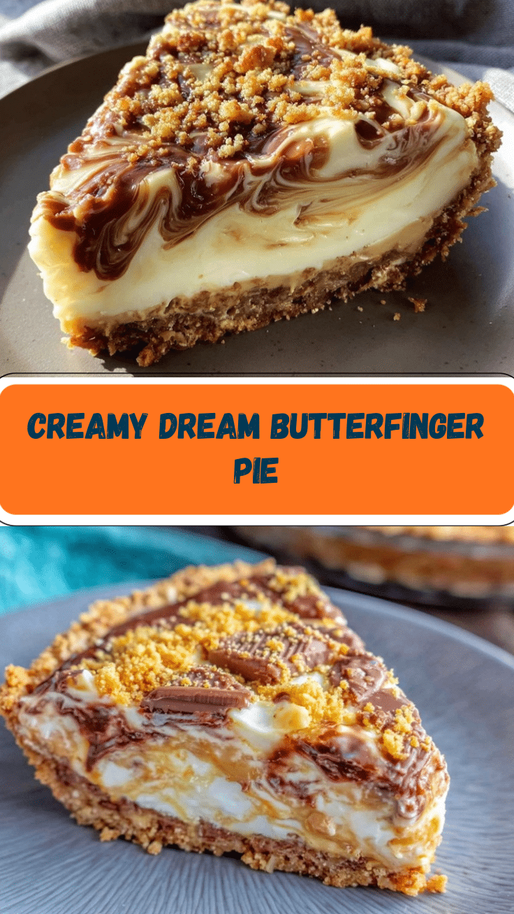 creamy Butterfinger pie recipe