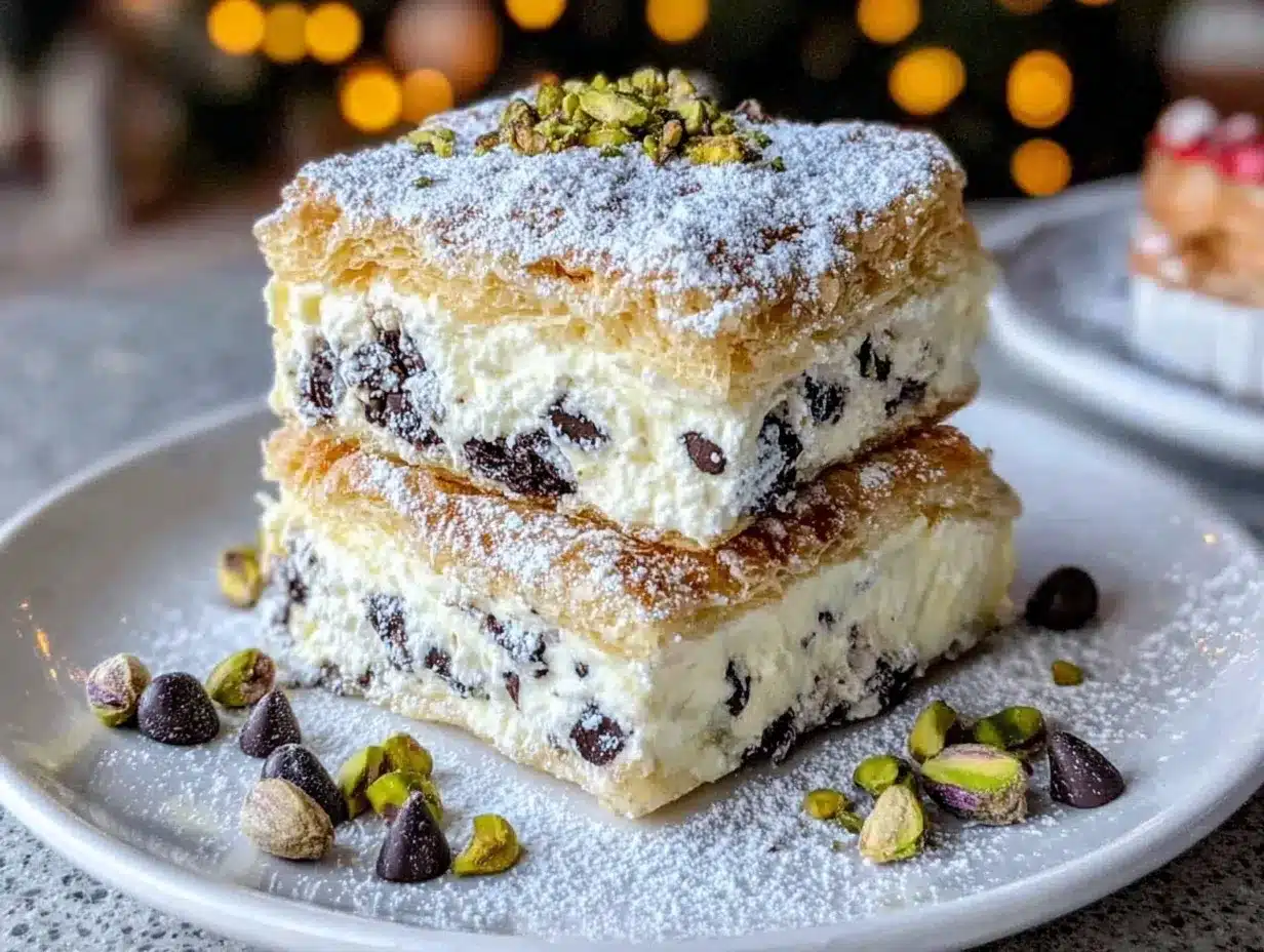 creamy cannoli squares preparation steps