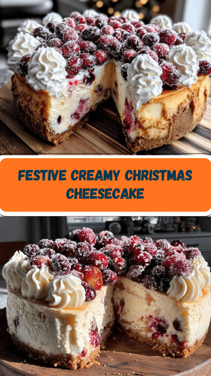 creamy Christmas cheesecake recipe