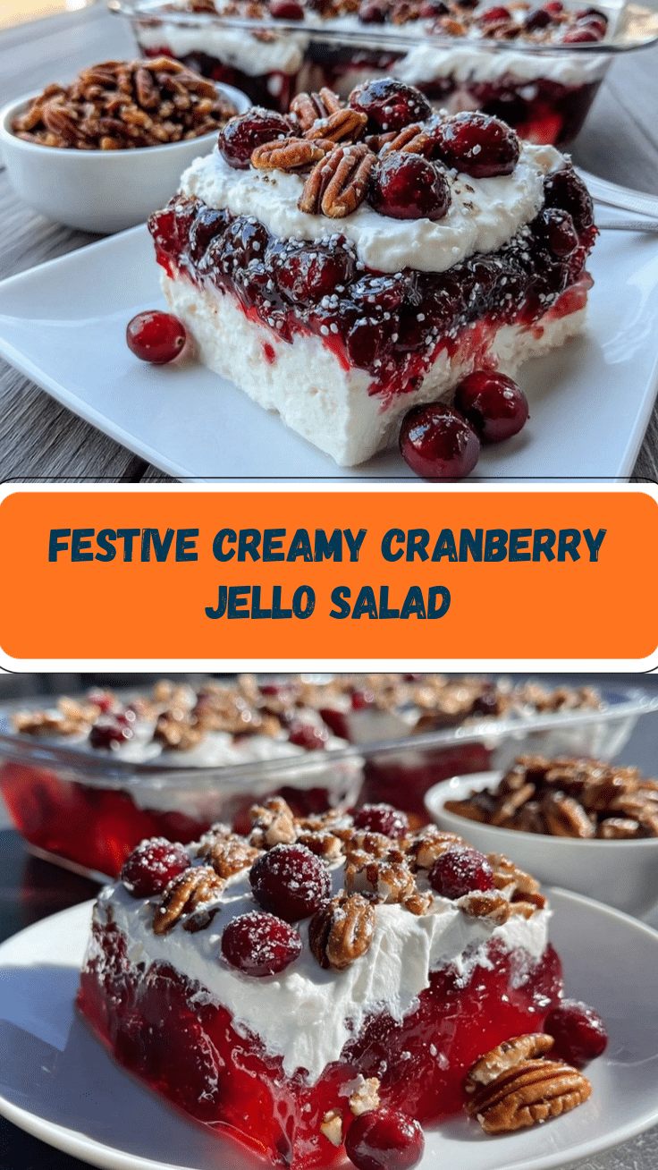 creamy cranberry jello salad recipe