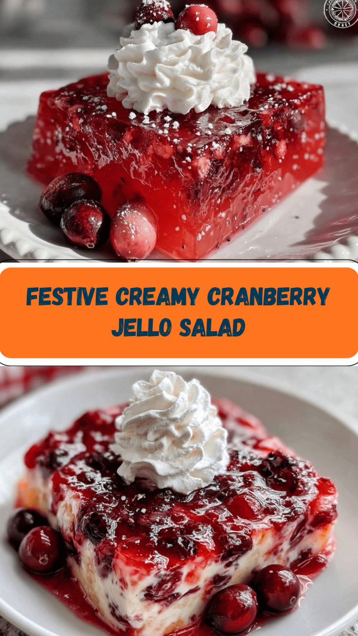 creamy cranberry jello salad recipe