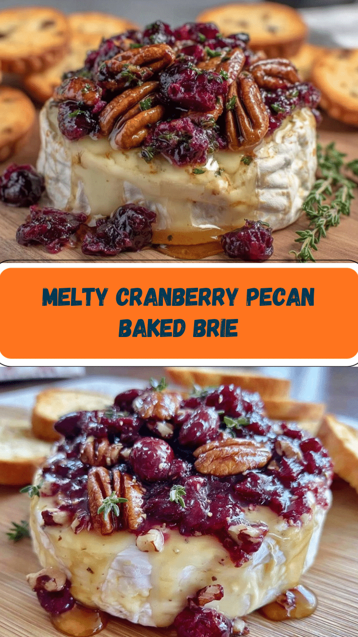 creamy cranberry pecan baked brie recipe