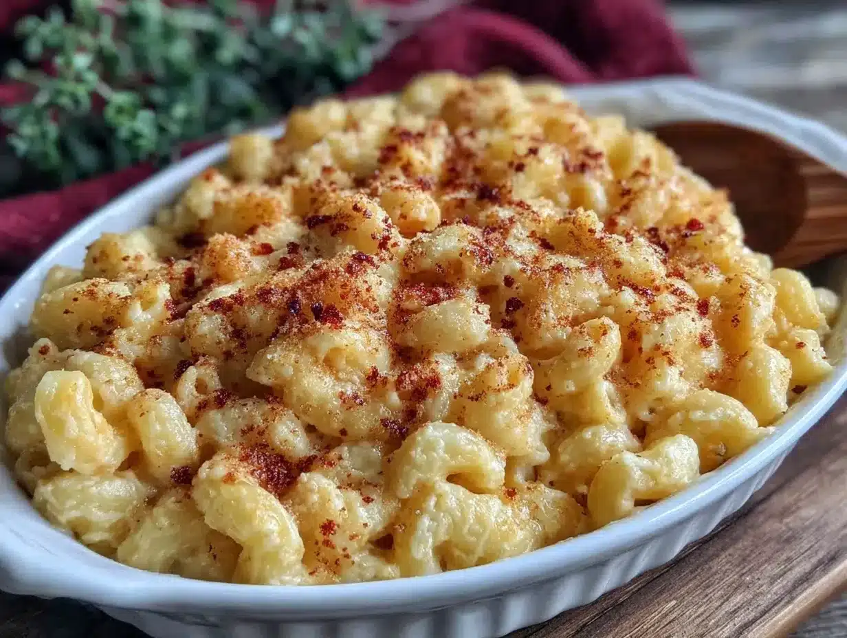 creamy Gouda mac and cheese preparation steps