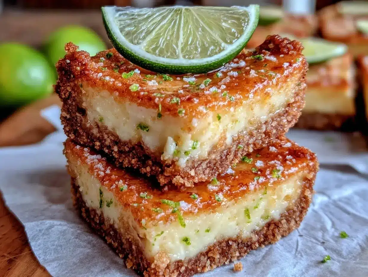 creamy key lime pie bars preparation steps