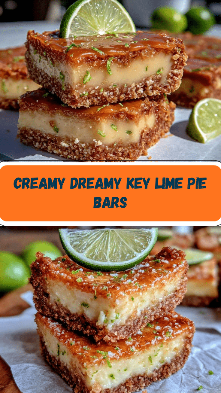 creamy key lime pie bars recipe