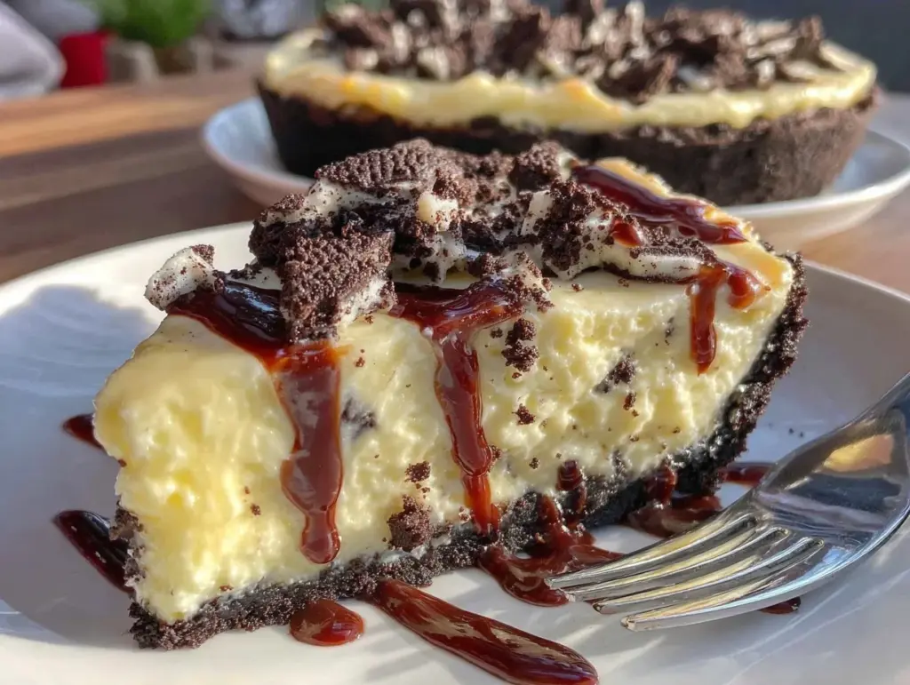 creamy no-bake pie - featured image