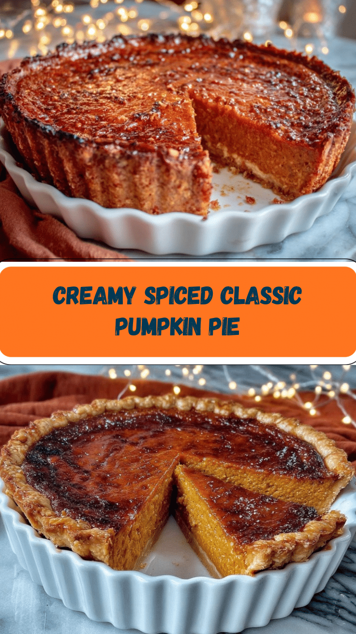 creamy pumpkin pie recipe