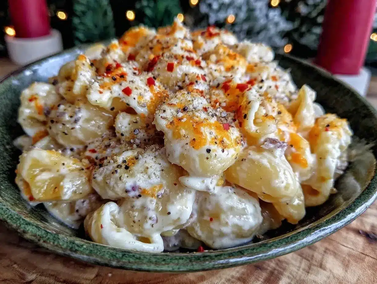 creamy slow cooker mac and cheese preparation steps