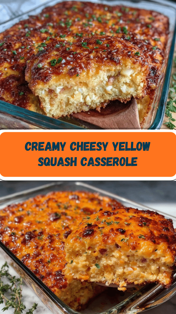 creamy yellow squash casserole recipe