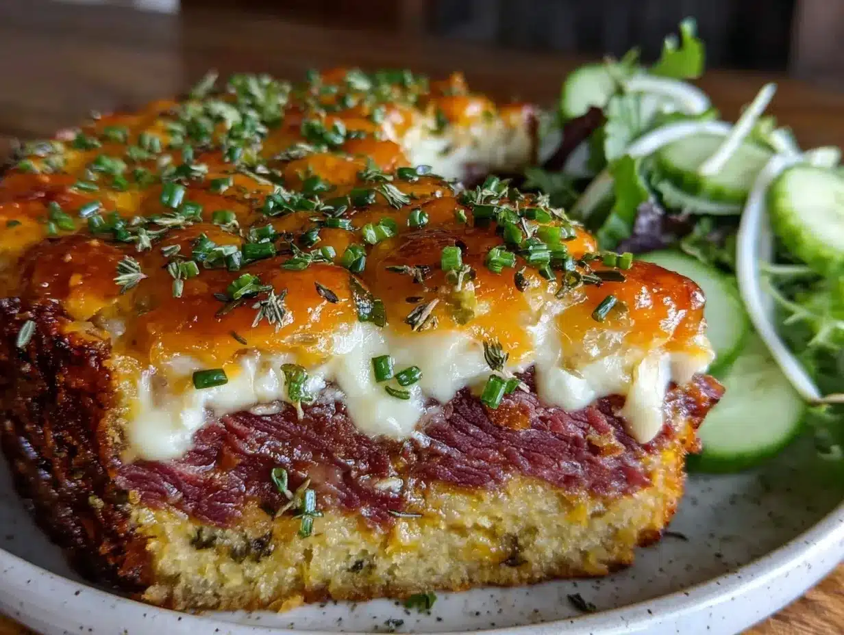 Crispy Reuben Bake preparation steps