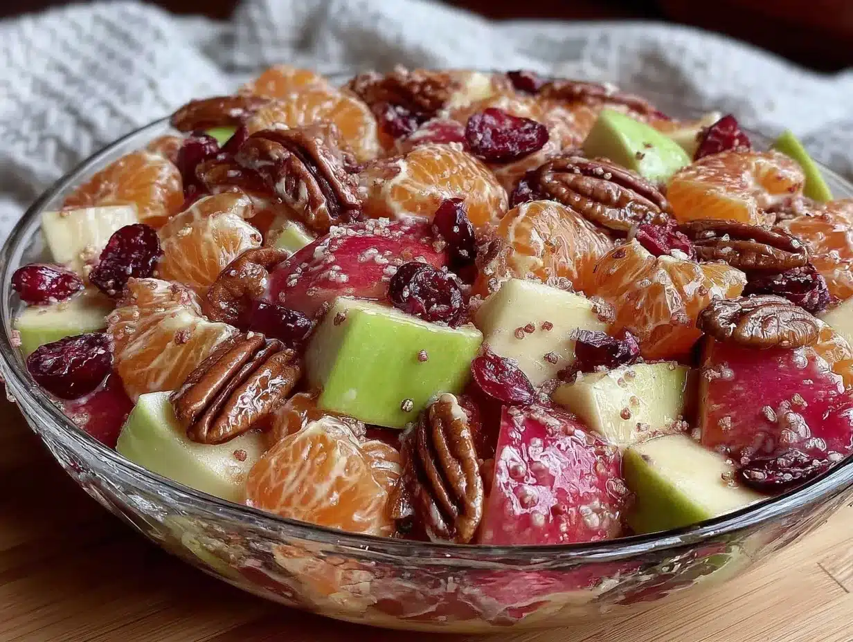fall fruit salad recipe preparation steps