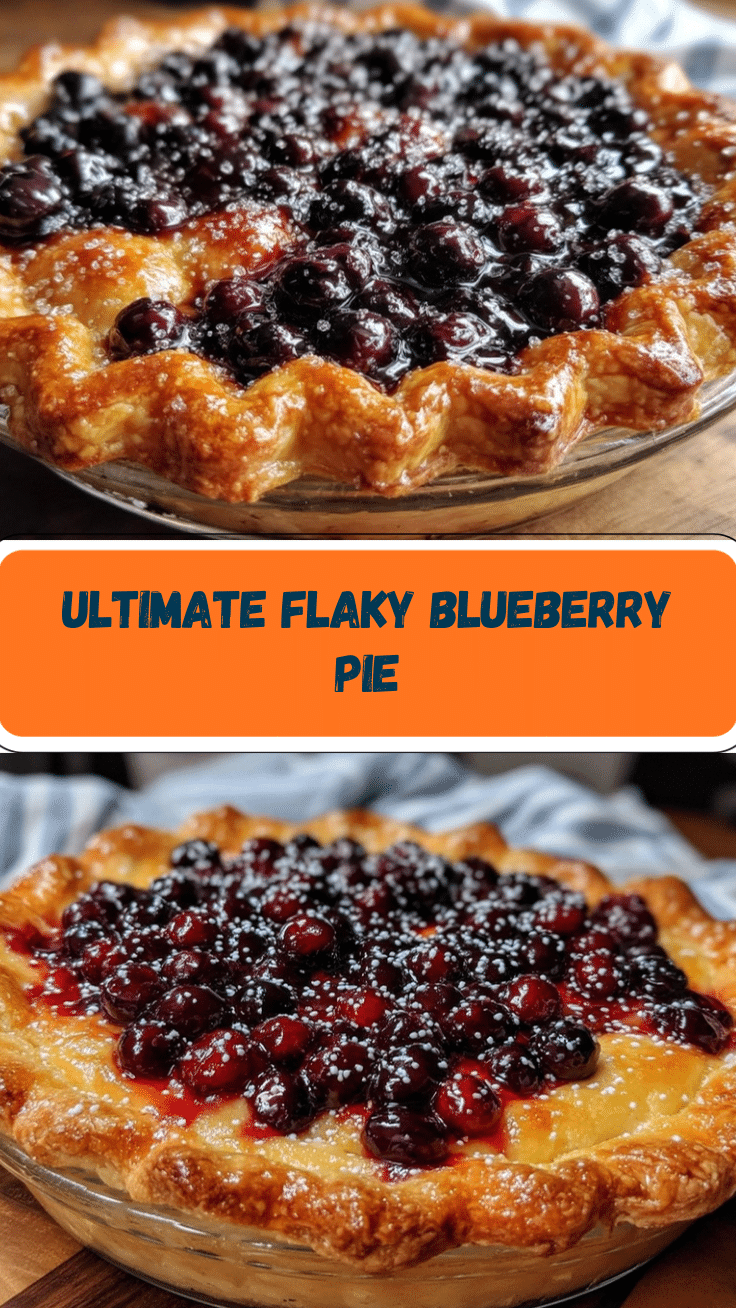 flaky blueberry pie recipe