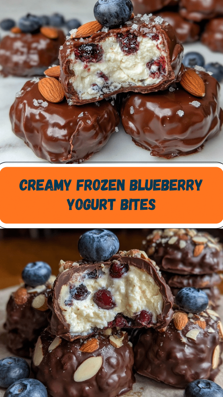frozen blueberry yogurt clusters recipe