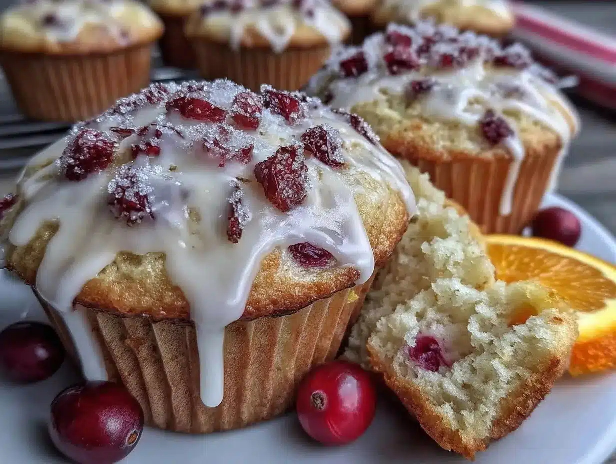 gluten free cranberry orange muffins preparation steps