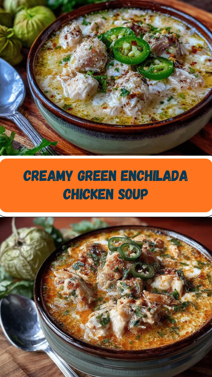 green enchilada chicken soup recipe