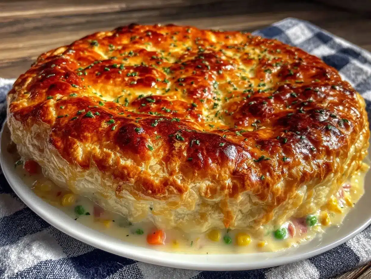 ham pot pie preparation steps