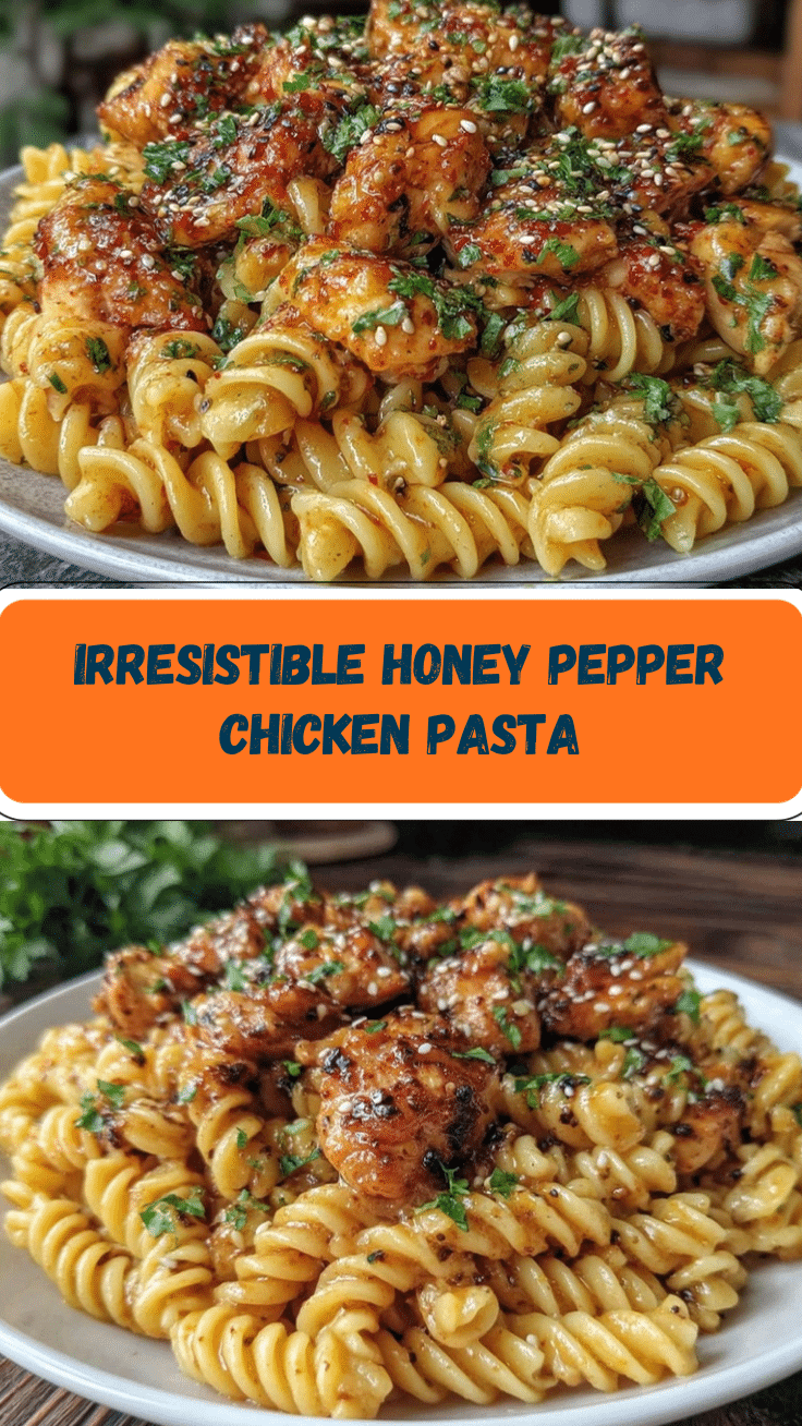 honey pepper chicken pasta recipe