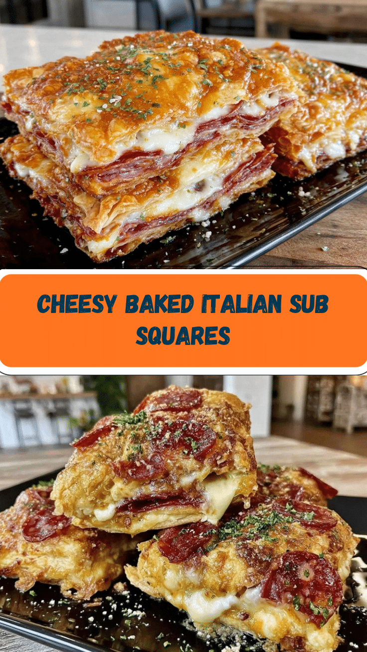 Italian Sub Squares recipe