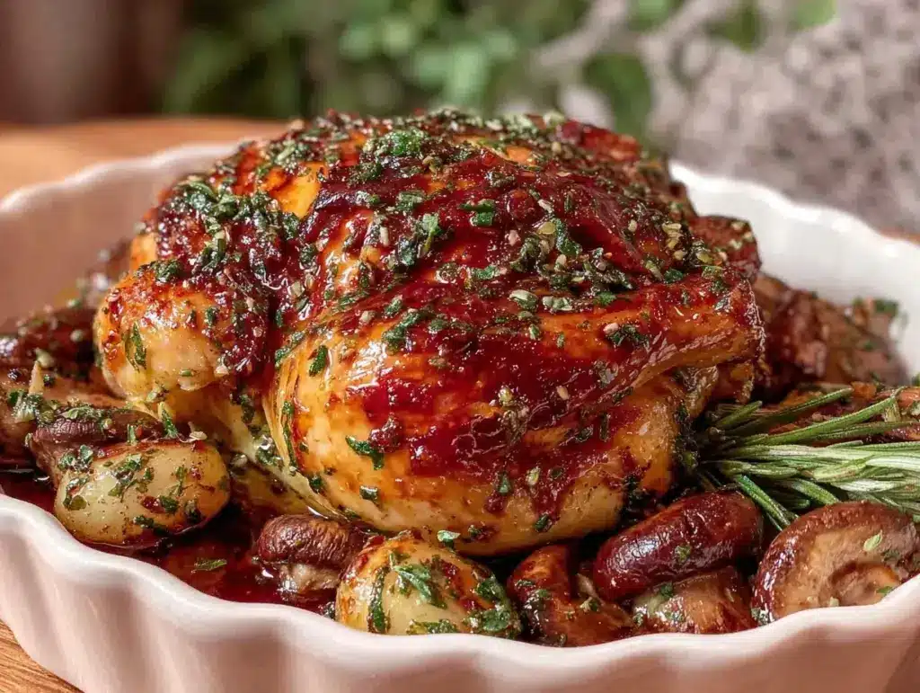 Maple Oven Roasted Cornish Hen - featured image
