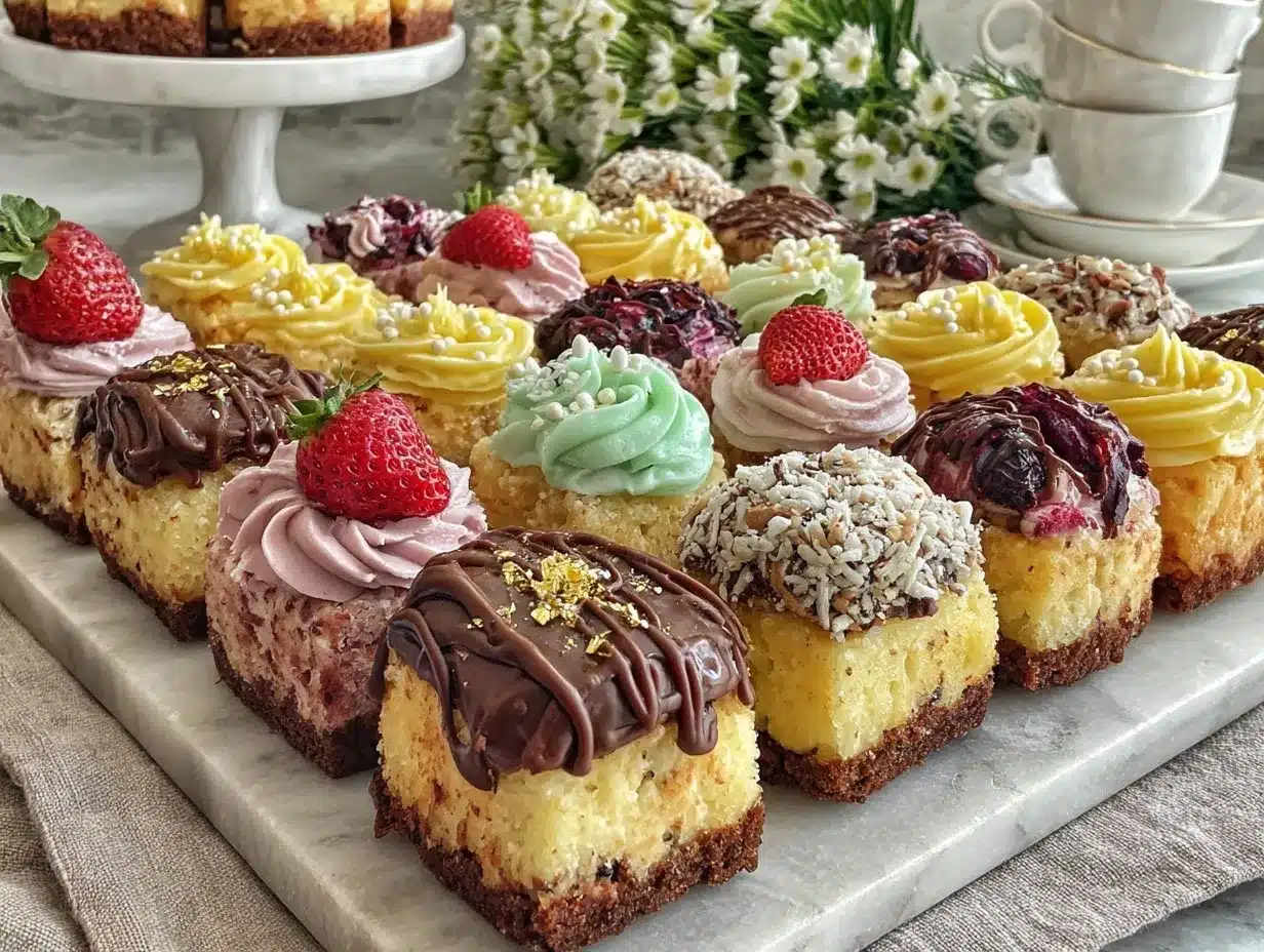 mini cakes recipe preparation steps