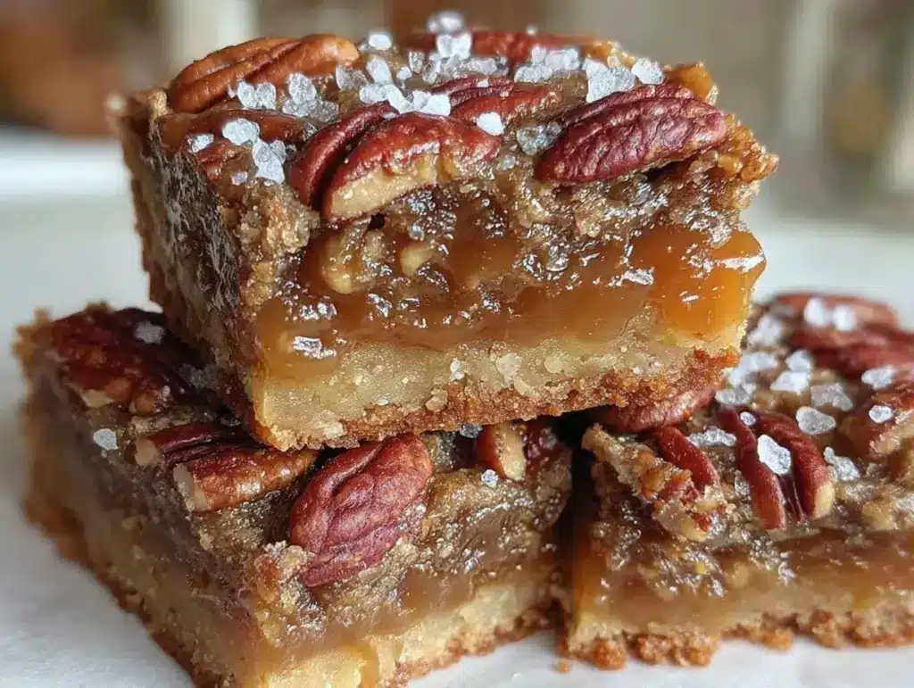 pecan pie bars - featured image