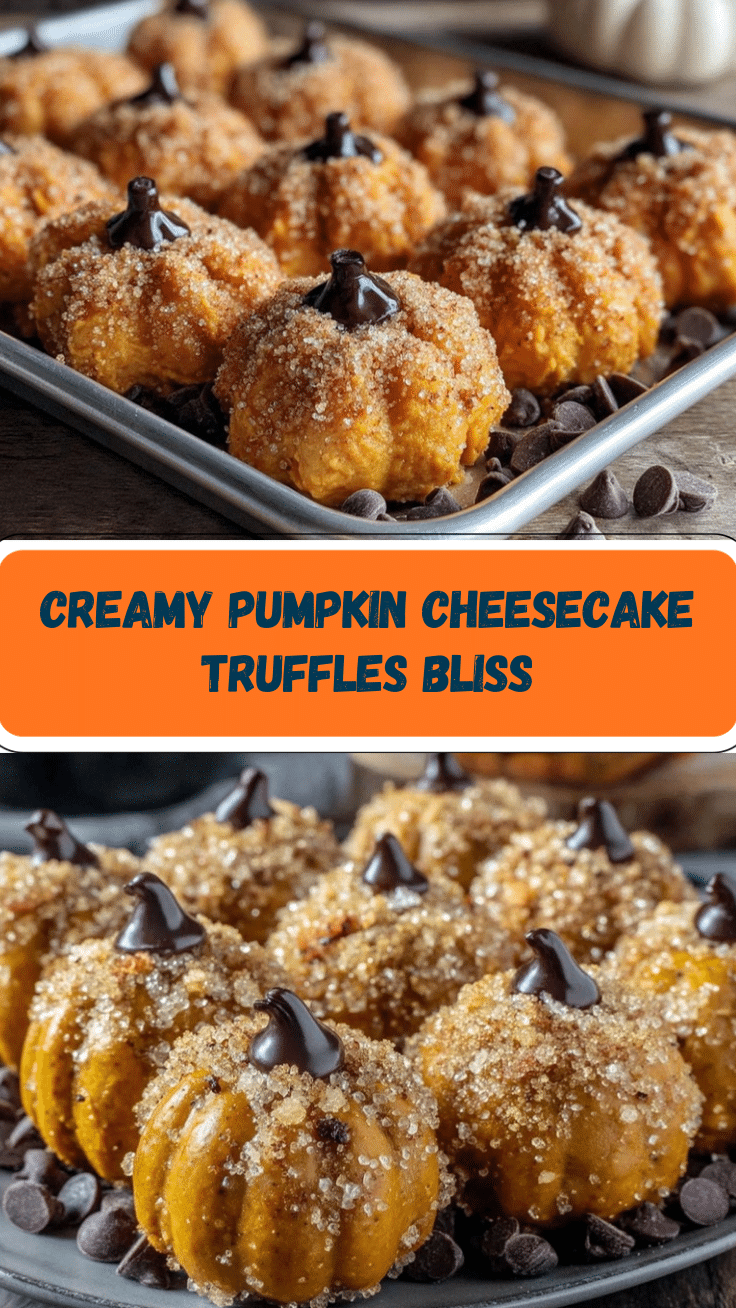pumpkin cheesecake truffles recipe