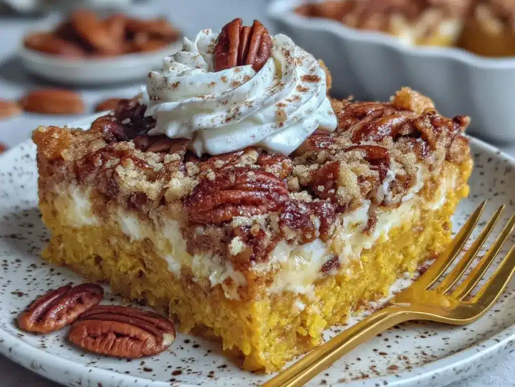 Pumpkin Dump Cake - featured image