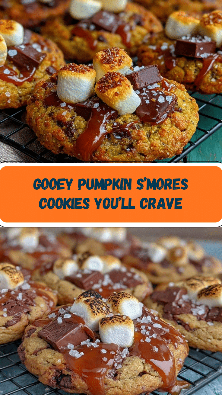 pumpkin smores cookies recipe