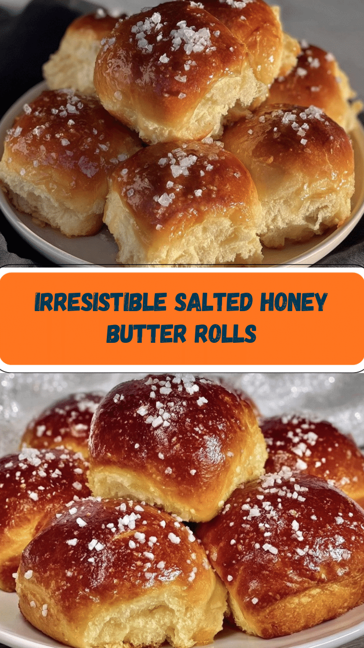 Salted Honey Butter Parker House Rolls recipe