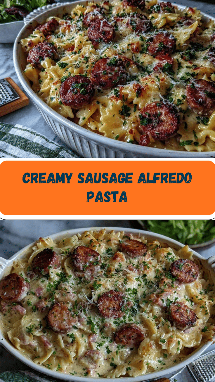 sausage alfredo pasta recipe