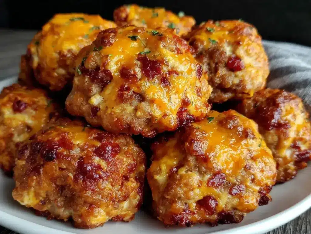 sausage balls - featured image