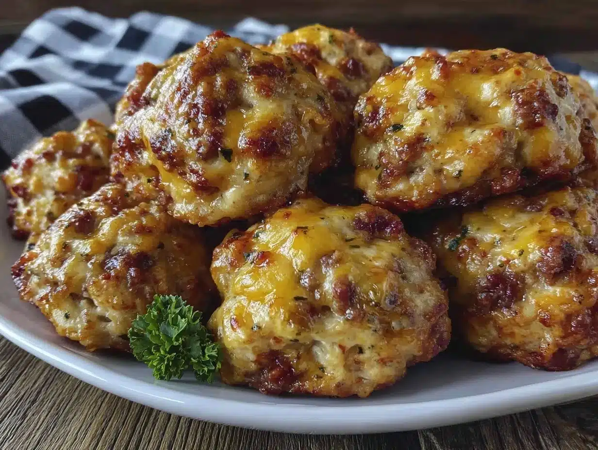 sausage balls preparation steps
