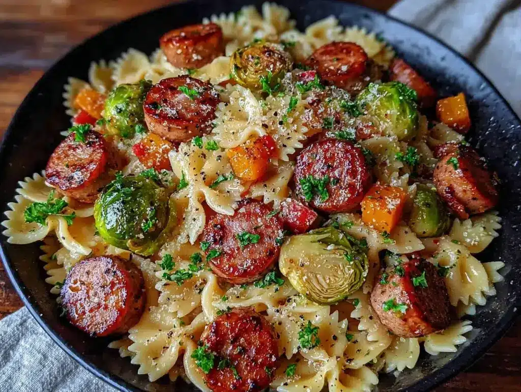 sausage pasta - featured image