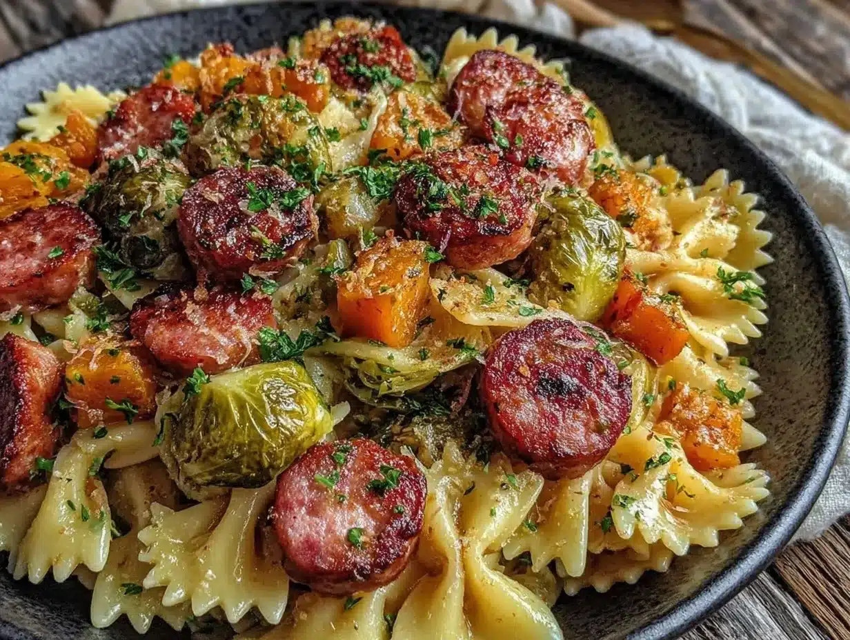 sausage pasta preparation steps