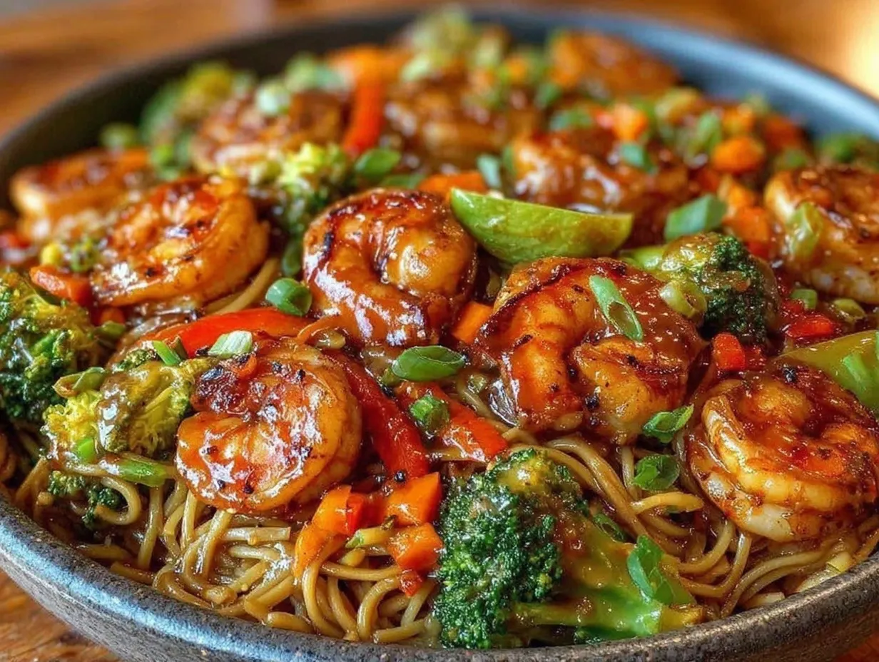 shrimp stir fry preparation steps