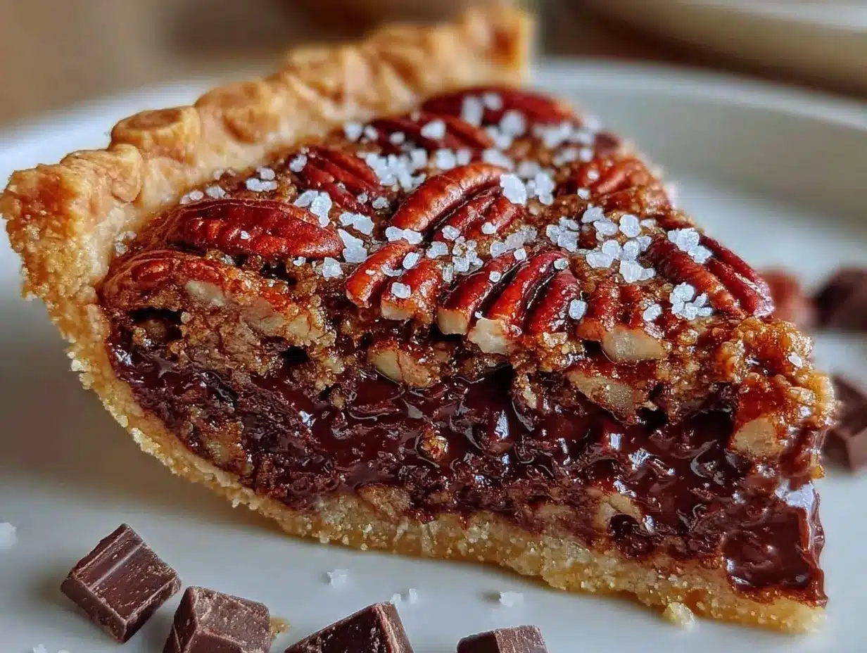 Texas Chocolate Pecan Pie preparation steps