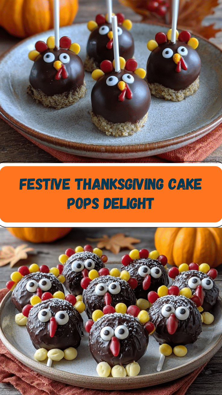 Thanksgiving cake pops recipe