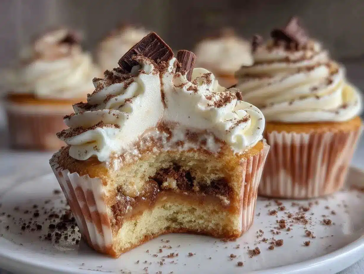 tiramisu cupcakes preparation steps