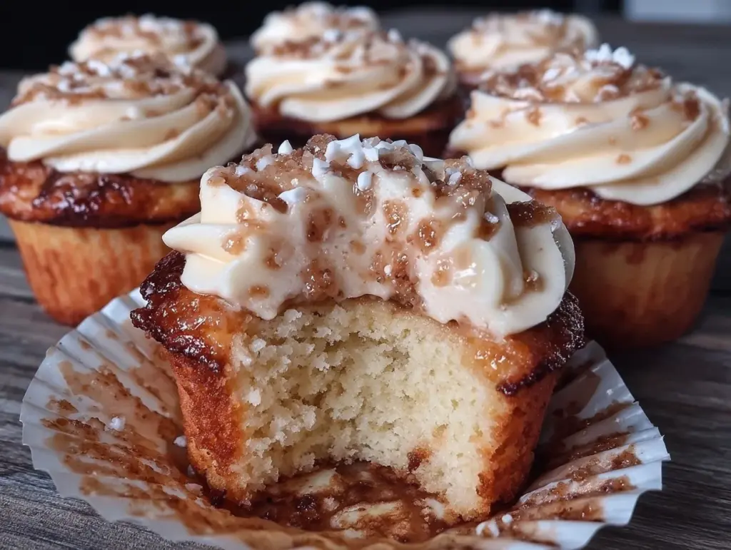 vanilla brown butter cupcakes - featured image